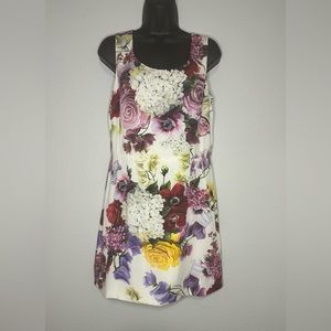 Dolce & Gabbana mini floral dress 94% silk